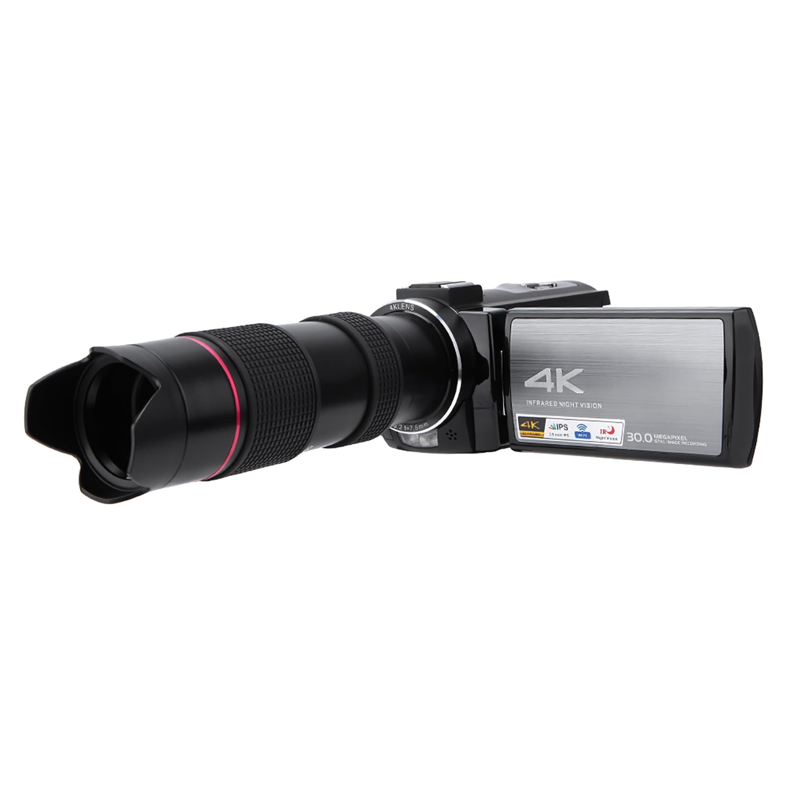 Amazon | ミニ Dv ビデオカメラ、4K Hd Wifi 60Fps Vlogging カメラ